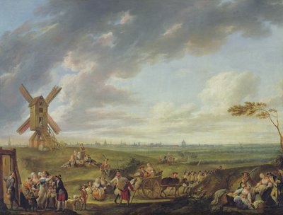 Reception of a Soldier Returning Home by Francois Louis Joseph Watteau